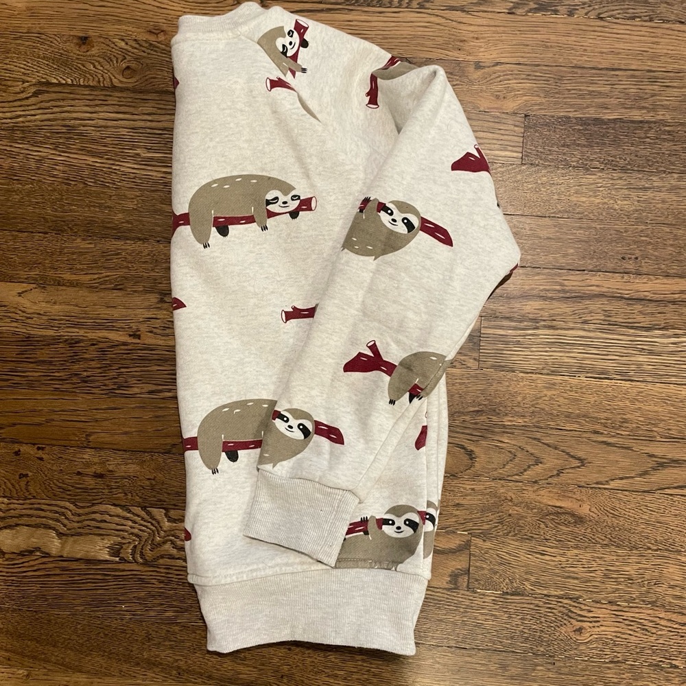 Cute and cozy sloth sweatshirt